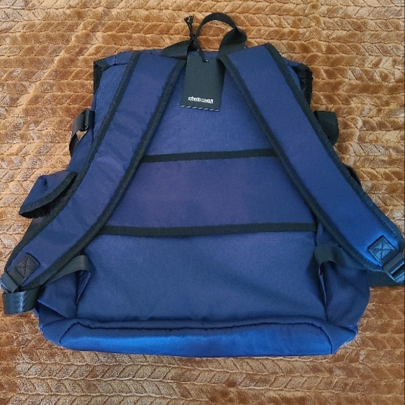 Roberto Cavalli Blue Backpack - Picture 2 of 6